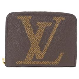 Louis Vuitton-Louis Vuitton Monogram Giant Zippy Coin Purse-Brown
