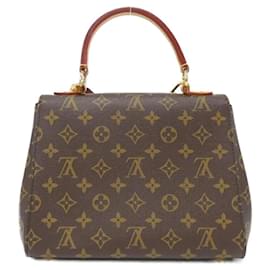 Louis Vuitton-Louis Vuitton Monogram Cluny BB Handbag-Brown,Fuschia,Monogram