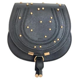 Chloé Marcie leather handbag Black