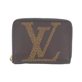 Louis Vuitton-Louis Vuitton Monogram Giant Zippy Coin Purse-Brown