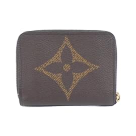 Louis Vuitton-Louis Vuitton Monogram Giant Zippy Coin Purse-Brown