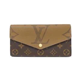Louis Vuitton-Louis Vuitton Monogram Giant Portefeuille Sarah M80726 Wallet-Brown