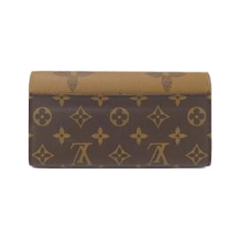 Louis Vuitton-Louis Vuitton Monogram Giant Portefeuille Sarah M80726 Wallet-Brown