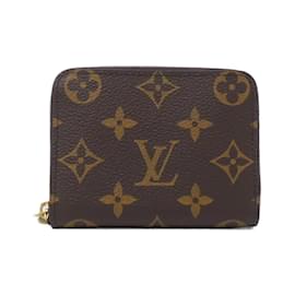 Louis Vuitton-Louis Vuitton Monogram Zippy Coin Purse-Brown,Monogram