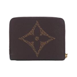 Louis Vuitton-Louis Vuitton Monogram Giant Zippy Coin Purse-Brown,Monogram