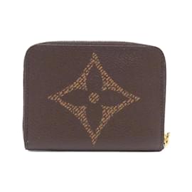 Louis Vuitton-Louis Vuitton Monogram Giant Zippy Coin Purse-Brown,Monogram