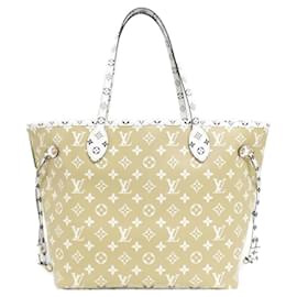 Louis Vuitton-Louis Vuitton Monogram Giant Neverfull MM M44568 Bag-Khaki
