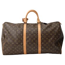 Louis Vuitton-Louis Vuitton Keepall 55-Brown