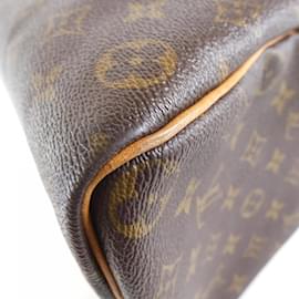 Louis Vuitton-Louis Vuitton Monogram Speedy 35cm Boston Bag-Brown
