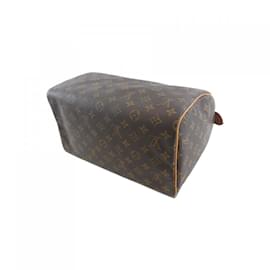 Louis Vuitton-Louis Vuitton Monogram Speedy 30cm Boston Bag-Brown,Monogram