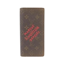 Louis Vuitton-Louis Vuitton Monogram Dust Portefeuille Brazza Wallet-Brown,Monogram