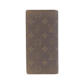 Louis Vuitton-Louis Vuitton Monogram Dust Portefeuille Brazza Wallet-Brown,Monogram