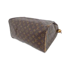 Louis Vuitton-Louis Vuitton Monogram Speedy 35cm Boston Bag-Brown