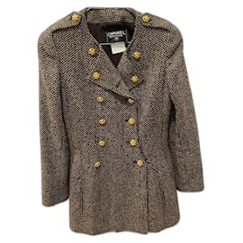 Chanel-Jackets-Brown