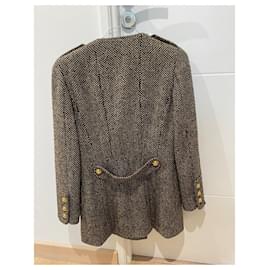 Chanel-Jackets-Brown