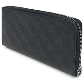 Louis Vuitton-Louis Vuitton Damier Infini Long Wallet-Black