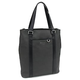 Bulgari-Bvlgari Tote Bag Weekend 32411-Brown,Black