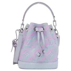 Louis Vuitton-Louis Vuitton Monogram Empreinte Nano Noe Shoulder Bag-Purple