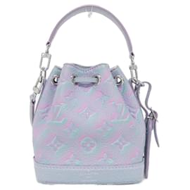 Louis Vuitton-Louis Vuitton Monogram Empreinte Nano Noe Shoulder Bag-Purple