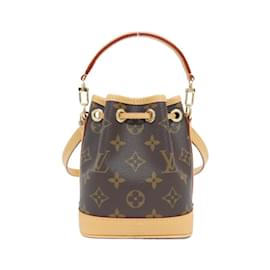 Louis Vuitton-Louis Vuitton Monogram Nano Noe Shoulder Bag-Brown,Monogram