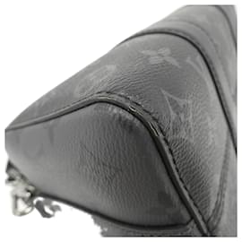 Louis Vuitton-Louis Vuitton Monogram Eclipse Reverse City Keepall M45936 Shoulder Bag-Black,Grey