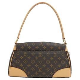 Louis Vuitton-Louis Vuitton Monogram Beverly MM M40121 Shoulder Bag-Brown,Monogram