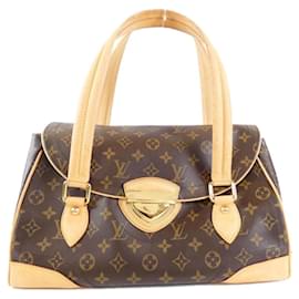 Louis Vuitton-Louis Vuitton Monogram Beverly GM Shoulder Bag-Brown,Monogram