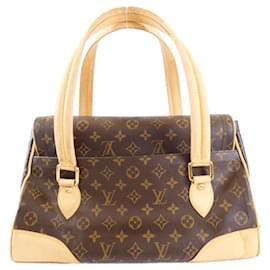 Louis Vuitton-Louis Vuitton Monogram Beverly GM Shoulder Bag-Brown,Monogram