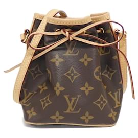 Louis Vuitton-Louis Vuitton Monogram Nano Noe M41346 Shoulder Bag-Brown,Monogram