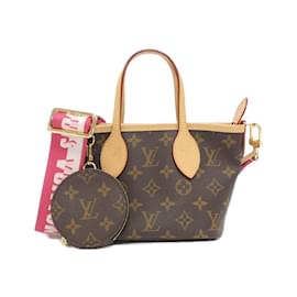 Louis Vuitton-Bolsa de Ombro Louis Vuitton Monogram Neverfull BB M46786-Marrom,Monograma