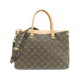 Bolso Tote Pallas Monogram Louis Vuitton Castaño Otro Monograma