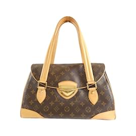 Louis Vuitton-Louis Vuitton Monogram Beverly GM Shoulder Bag-Brown,Monogram