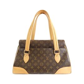 Louis Vuitton-Louis Vuitton Monogram Beverly GM Shoulder Bag-Brown,Monogram
