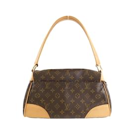 Louis Vuitton-Louis Vuitton Monogram Beverly MM M40121 Shoulder Bag-Brown,Monogram