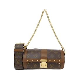 Louis Vuitton-Louis Vuitton Monogram Papillon Trunk Shoulder Bag-Brown
