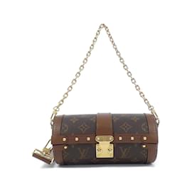 Louis Vuitton-Louis Vuitton Monogram Papillon Trunk Shoulder Bag-Brown