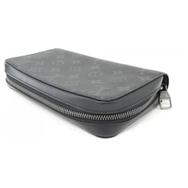 Louis Vuitton-Louis Vuitton Monogram Eclipse Zippy XL Wallet-Black,Monogram