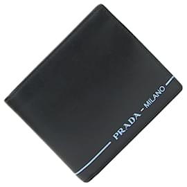 Prada-Prada Bi-fold Billfold Wallet-Black