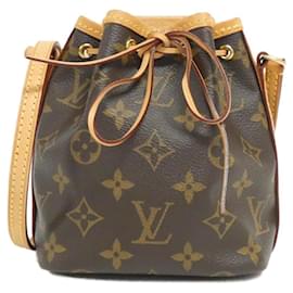 Louis Vuitton-Louis Vuitton Monogram Nano Noe Shoulder Bag-Brown