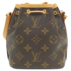 Louis Vuitton-Louis Vuitton Monogram Nano Noe Shoulder Bag-Brown