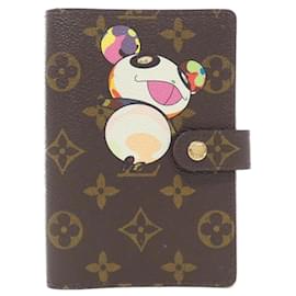 Louis Vuitton-Louis Vuitton Monogram Panda Agenda PM R20011 Organizer-Brown,Other