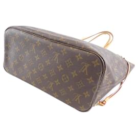 Louis Vuitton-Louis Vuitton Monogram Neverfull MM Tote Bag-Brown