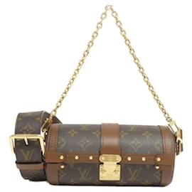 Louis Vuitton-Louis Vuitton Monogram Papillon Trunk Shoulder Bag-Brown