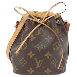 Louis Vuitton-Louis Vuitton Monogram Nano Noe M41346 Shoulder Bag-Brown,Monogram