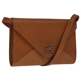 Autre Marque-Poro Ralph Lauren Shoulder Bag Leather Brown Auth 90901-Brown