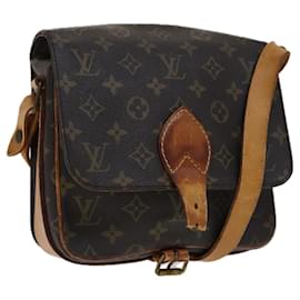 Louis Vuitton-LOUIS VUITTON Monogram Cartouchiere MM Shoulder Bag M51253 LV Auth 109234-Monogram