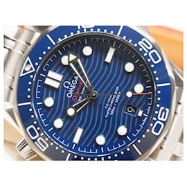 Omega-OMEGA SEA MASTER Divers300M Co-Axial Master Chrono meter 42 MM blue Dial Genuine goods Mens-Silvery