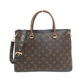 Louis Vuitton-Louis Vuitton Monogram Pallas Handbag-Brown,Black