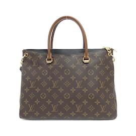 Louis Vuitton-Louis Vuitton Monogram Pallas Handbag-Brown,Black