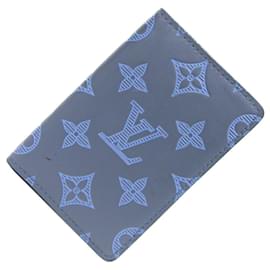 Louis Vuitton-Louis Vuitton Navy Card Case-Navy blue